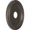 Ekena Millwork PVC Medallion (Canopies up to 9 1/2"), 16"OD x 3 1/2"ID x 1 3/8"P, Metallic Weathered Steel CMP16TRDST - alternate 2